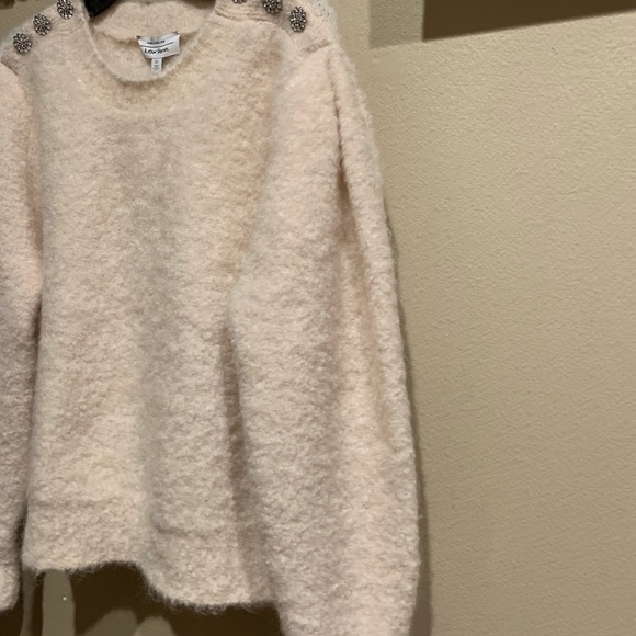 &other stories mohair Rhinestone Button Knit Sweater - Picture 3 of 8
